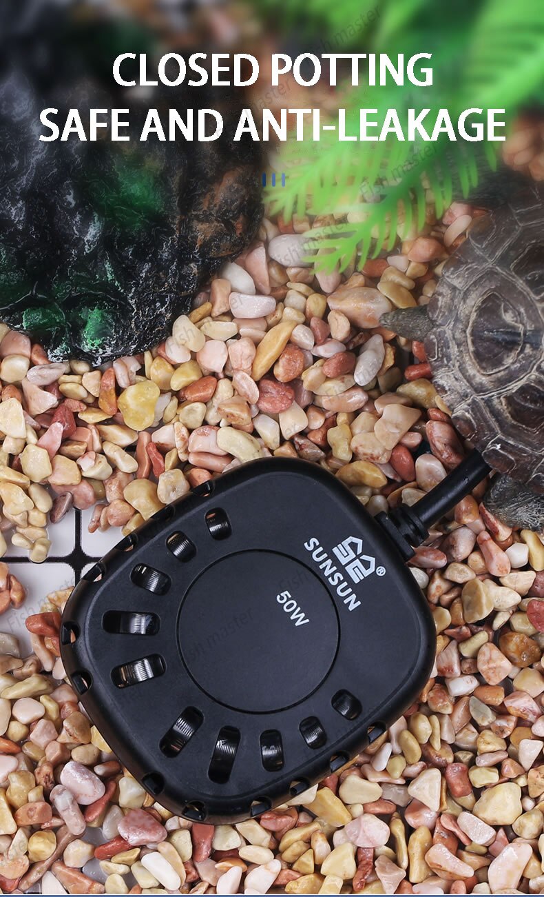 SUNSUN Tortoise heating rod automatic constant temperature explosion-proof fish tank heater turtle tank low water heating rod