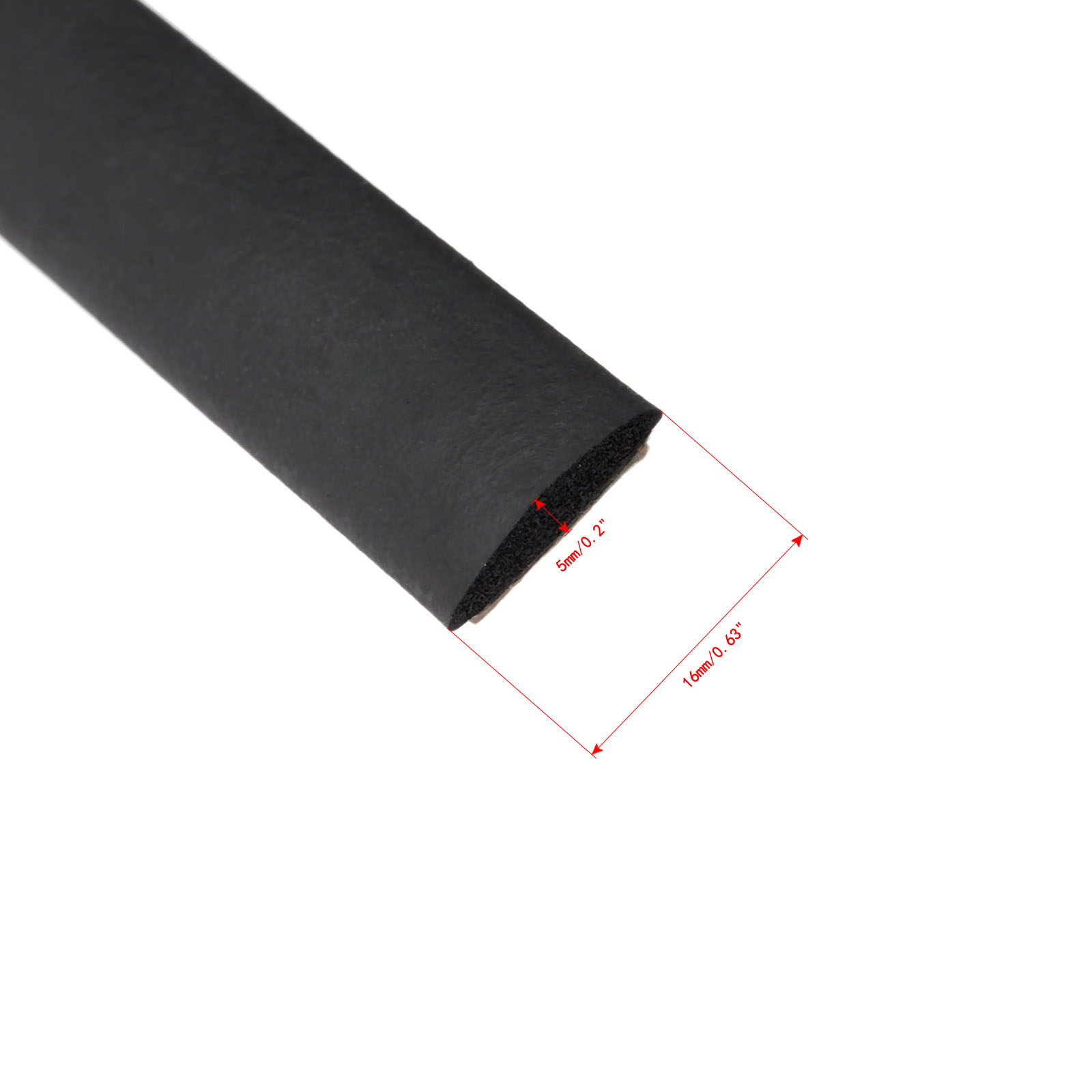 5 Meter Waterdicht Rubber Verzegelde Strips Voor Auto Voorruit Zonnedak Driehoekige Raam Afdichting