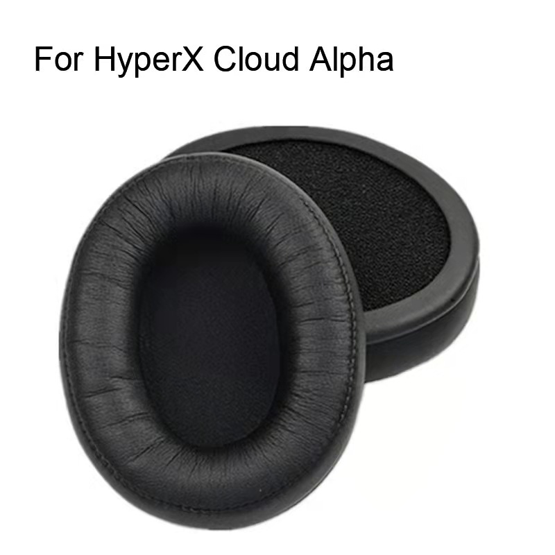 Ear Pad Voor Hyperx Cloud Ii 2 Headset Vervanging Hoofdtelefoon Memory Foam Vervanging Oorkussen Foam Oorkussens: black panel leather