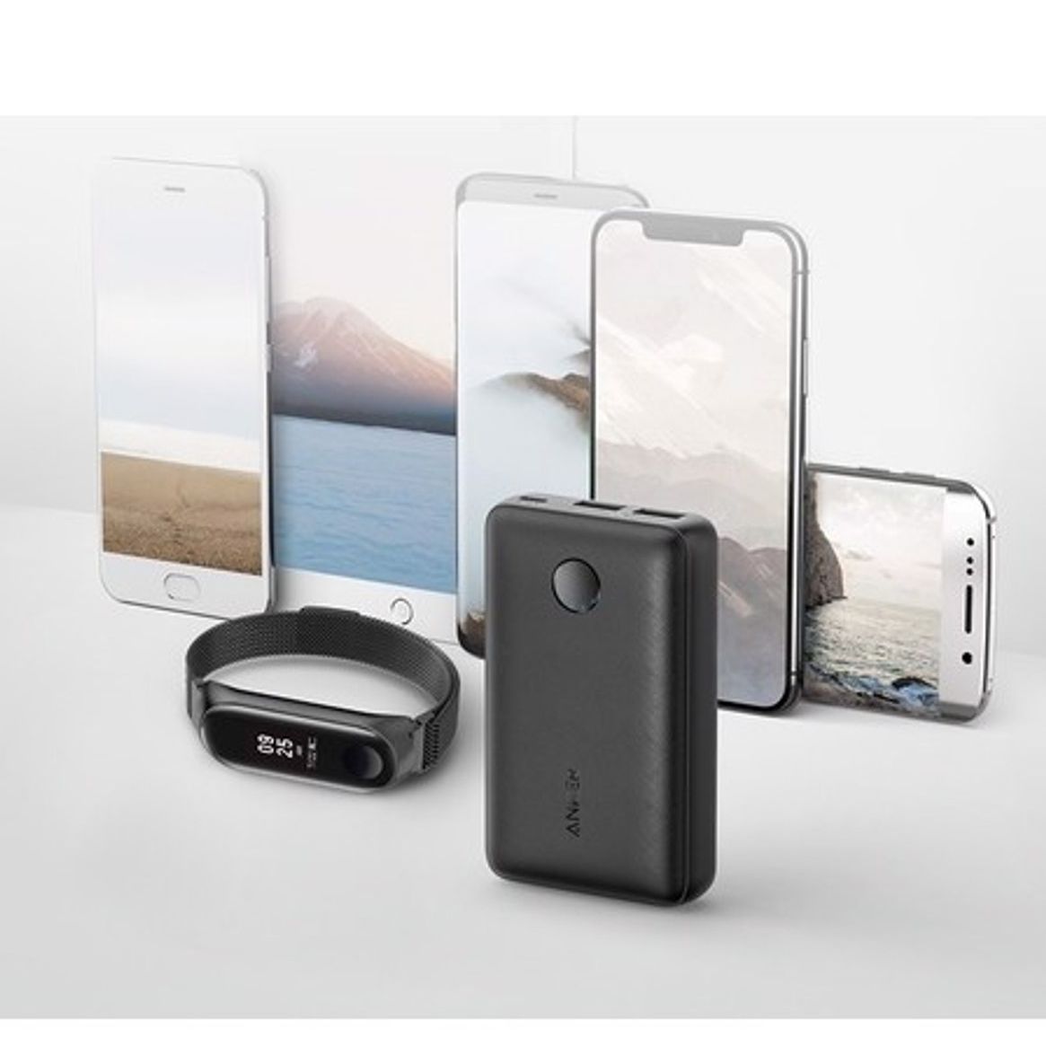 Anker A1223 PowerCore Select 10.000 mAh Portable Fast Charger, PowerIQ 2.0 12W + 10W Dual Output, Black PowerBank