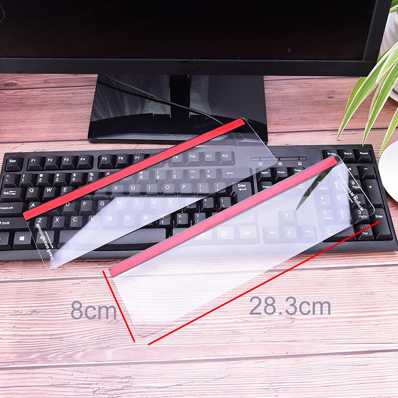 Computer Moniter Side Memo Pad Board Note Board Transparant Plastic Lijm Boord Kaarthouder