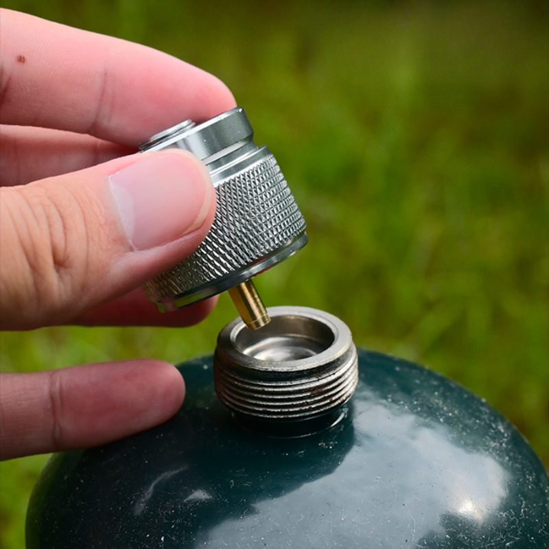 1 st Outdoor gas tank adapter propaan gas tank kachel hoofd accessoires adapter draagbare en handige camping picknick accessoires