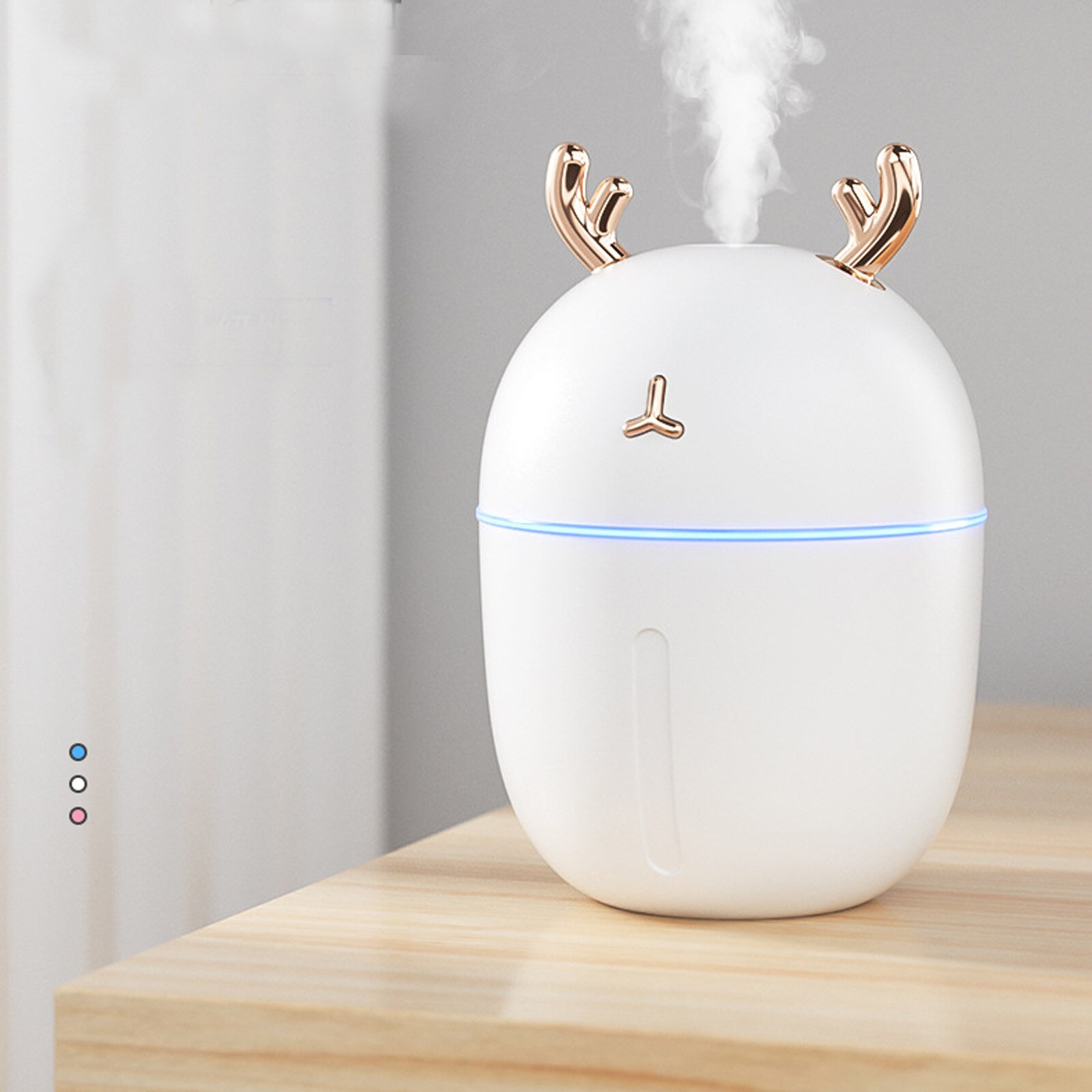 320Ml Aroma Diffuser Draagbare Mini Luchtbevochtiger Kleine Mist Verstuiver Usb Luchtbevochtiger Voor Thuis Kantoor Luchtzuivering Spuit