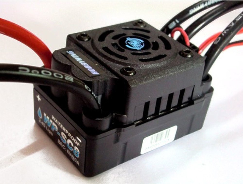 Hobbywing ezrun wp  sc8 vattentät 120a borstlös esc hastighetsregulator lastbil