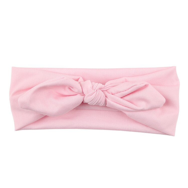 Moda bebê menina headbands bonito coelho arco orelha hairband bandana turbante nó cabeça envoltórios acessórios de cabelo para o presente da menina: 2