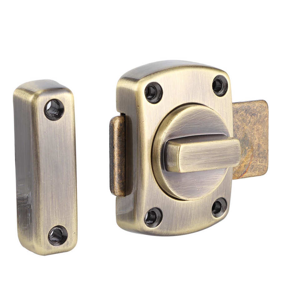 Con Cerradura para puerta de gabinete con accesorios de tornillo cerradura de puerta de aleación de zinc duradera