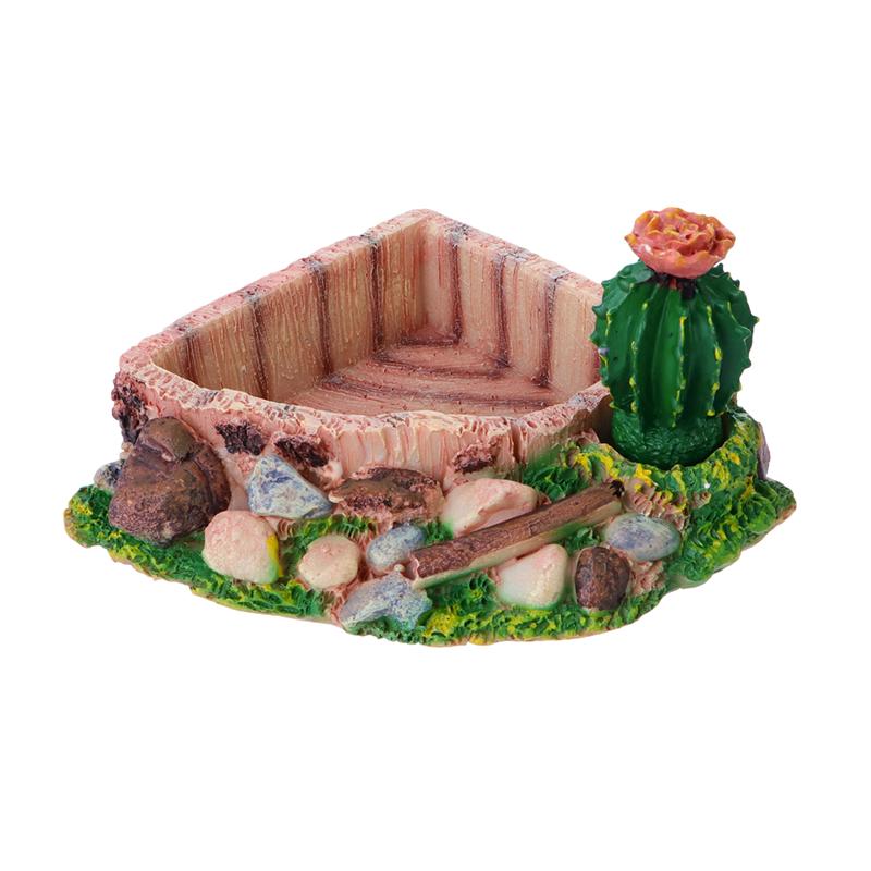 1Pcs Pet Food Bowl Reptile Drinking Dish Crawler Food Dish Pet Supplies for Reptile Tortoise Water Turtle Lizard Snake