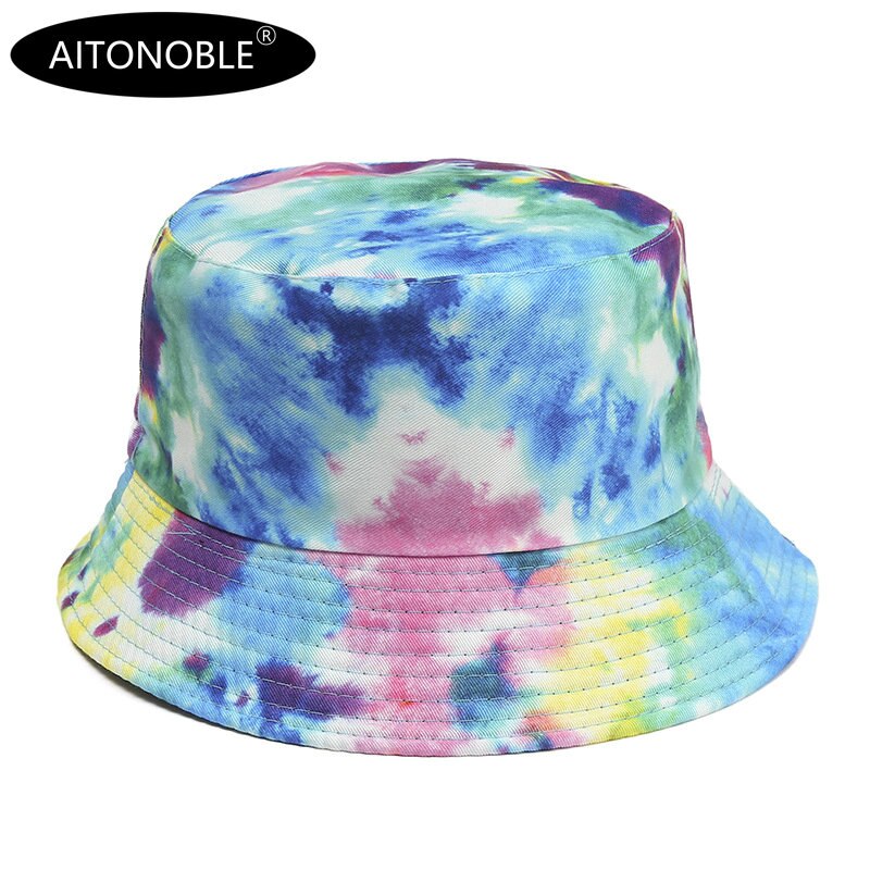 Aitonoble-Sombrero de cubo para niña, sombrero de sol de playa para deportes al aire libre, gorros de playa de viaje, gorras de pescador, gorro de Hip Hop, novedad de