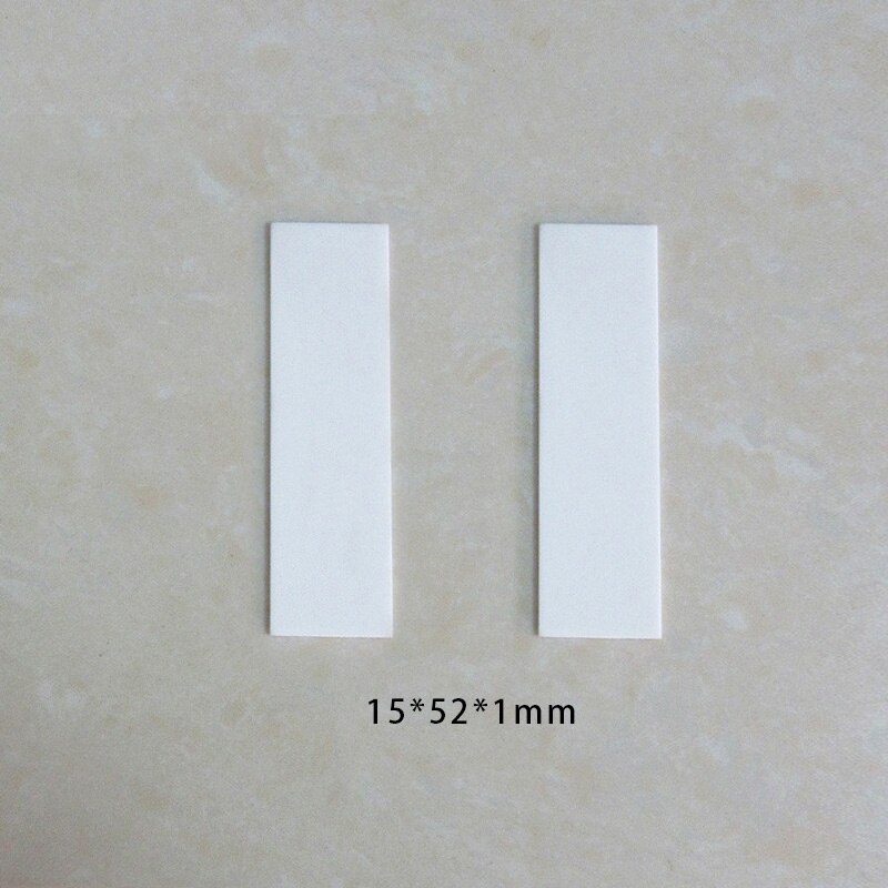 20pcs Alumina Non-porous Ceramic Sheet 15x15,24,30,52,120,150mm Ceramic Heat Sink Insulation Gasket