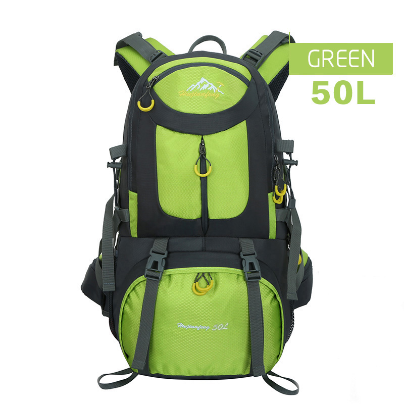 Sac à dos Trekking 60L sac de sport étanche sac à dos de voyage escalade sac de montagne 40L randonnée Camping ski sac à dos touristique 50L: Green 50L