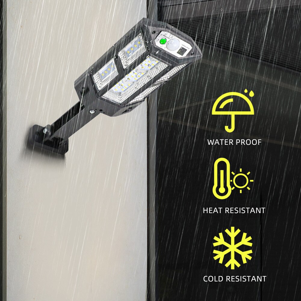 1 ~ 2 Stuks Zonne-verlichting Outdoor Led/Cob Zonne-straat Lamp Met Bewegingssensor Hek Patio Yard Garden verlichting