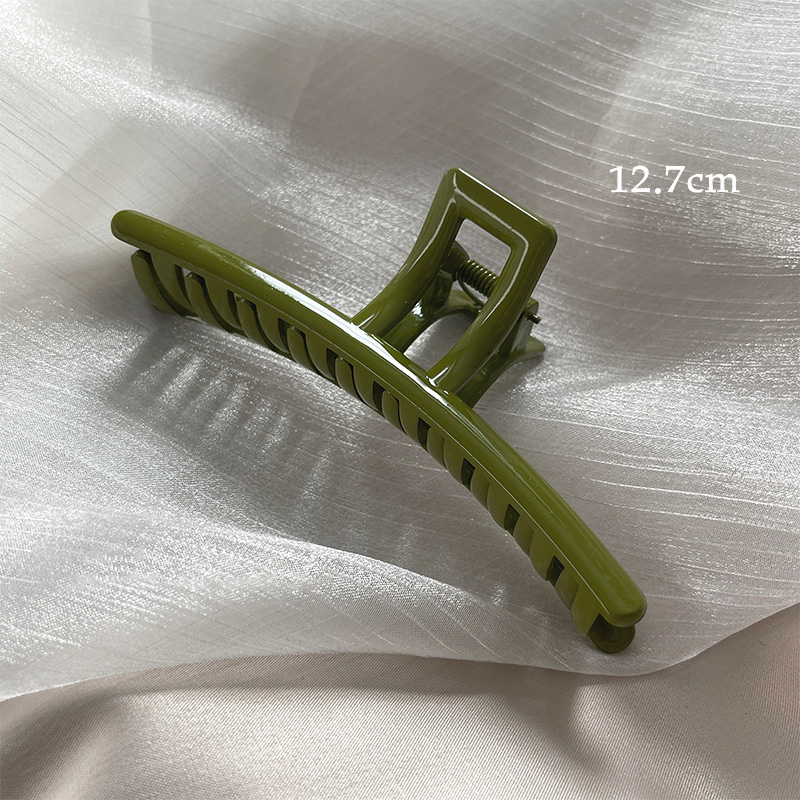 Grote Vrouwen Haarclip Trendy Acryl Haarspeld Mode Franse Elegante Haargrepen Grote Haarklauw Clips Meisjes Koreaanse Haaraccessoires: Lavendel