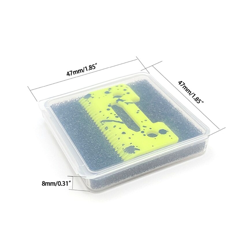 2 Holes Ceramic Blade Cutter Clipper Replacement Blades for Wahl 8148 Clipper