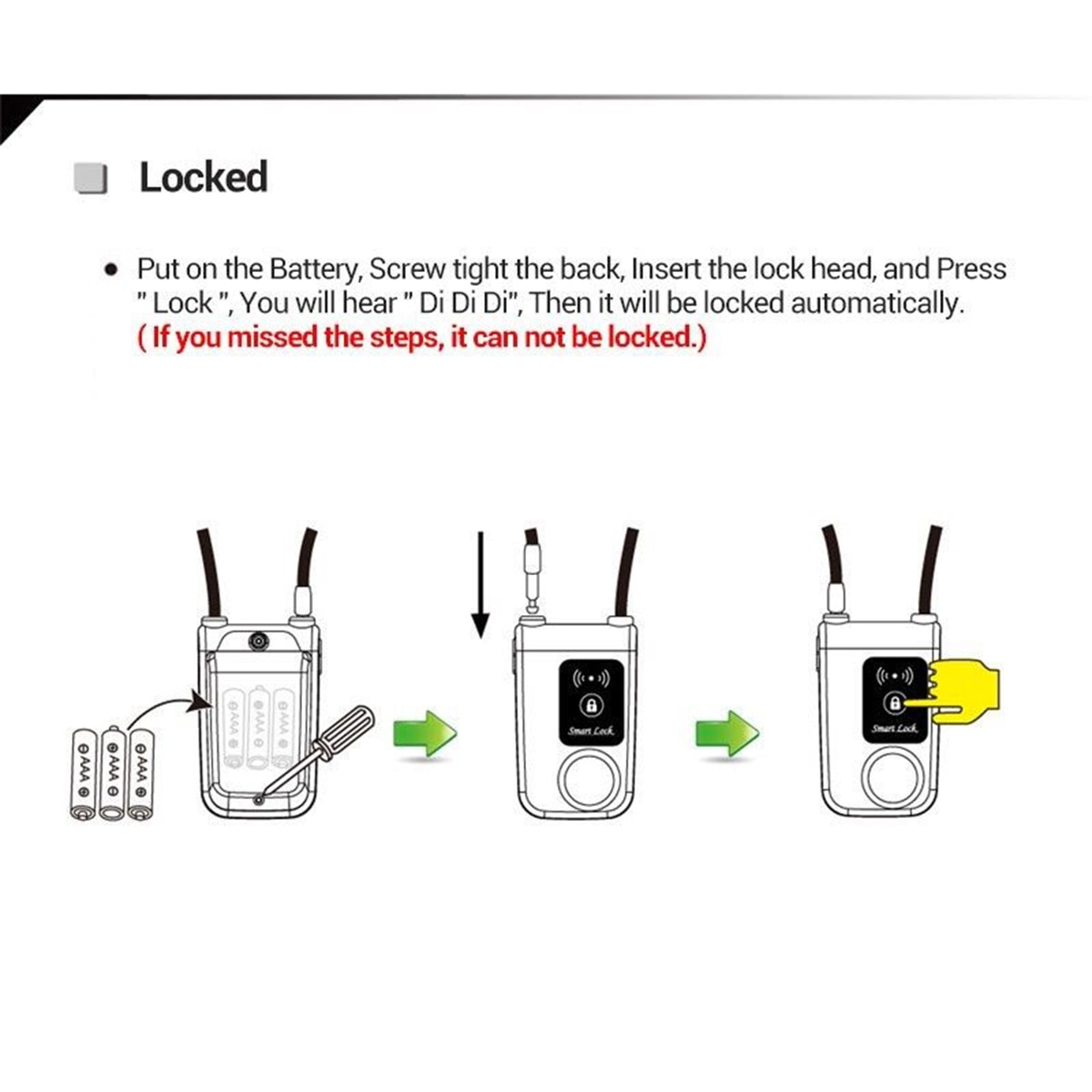 Smart Bluetooth Fiets Security Lock Anti Diefstal 105dB Alarm Perfect Voor Bike Motorcycle Gates