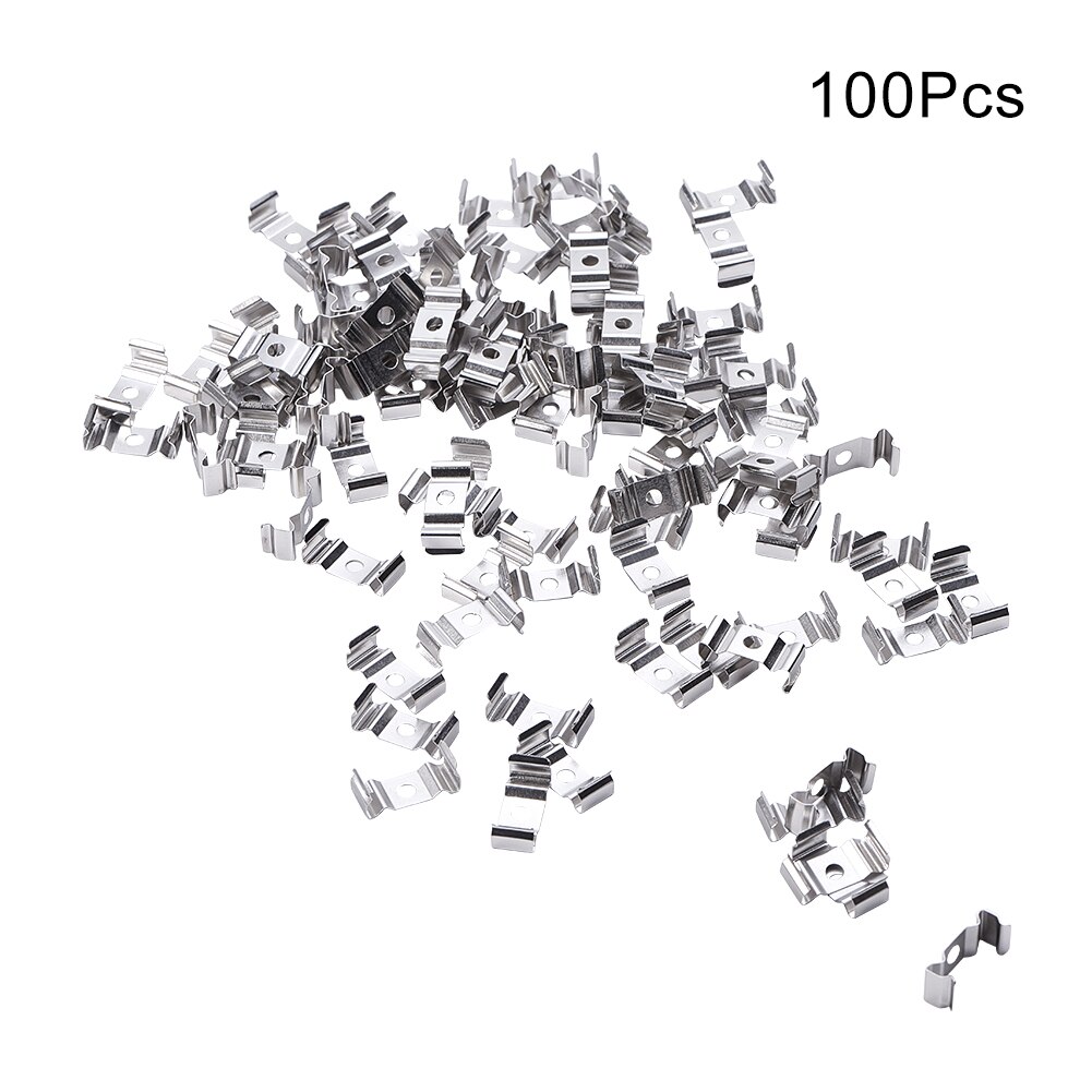 15~100pcs T4 T5 T8 U Clip Holder for Lamp Bracket Lampholder Stainless Steel Fixing Clips Lighting Accessories: For T5 Lamp x100pcs
