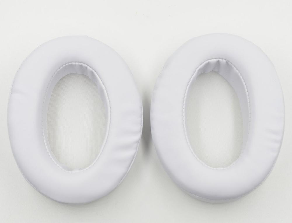Replacement Angled Foam Ear Pads Cushions for Brainwavz HM5 For ATH-M50X for Sony MDR V6 Fit Many Headphones: white