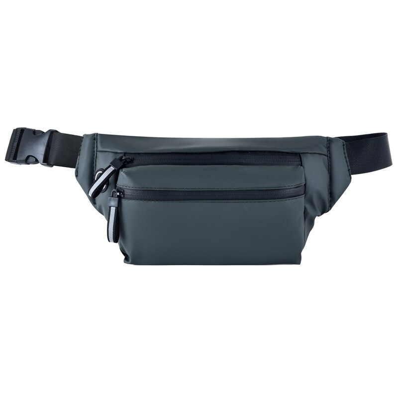 Bolsos de pecho reflectantes con cremallera para mujer, bandoleras de cuero sintético multifunción con tres bolsillos, cruzado, seguro, oculto, G200: Green