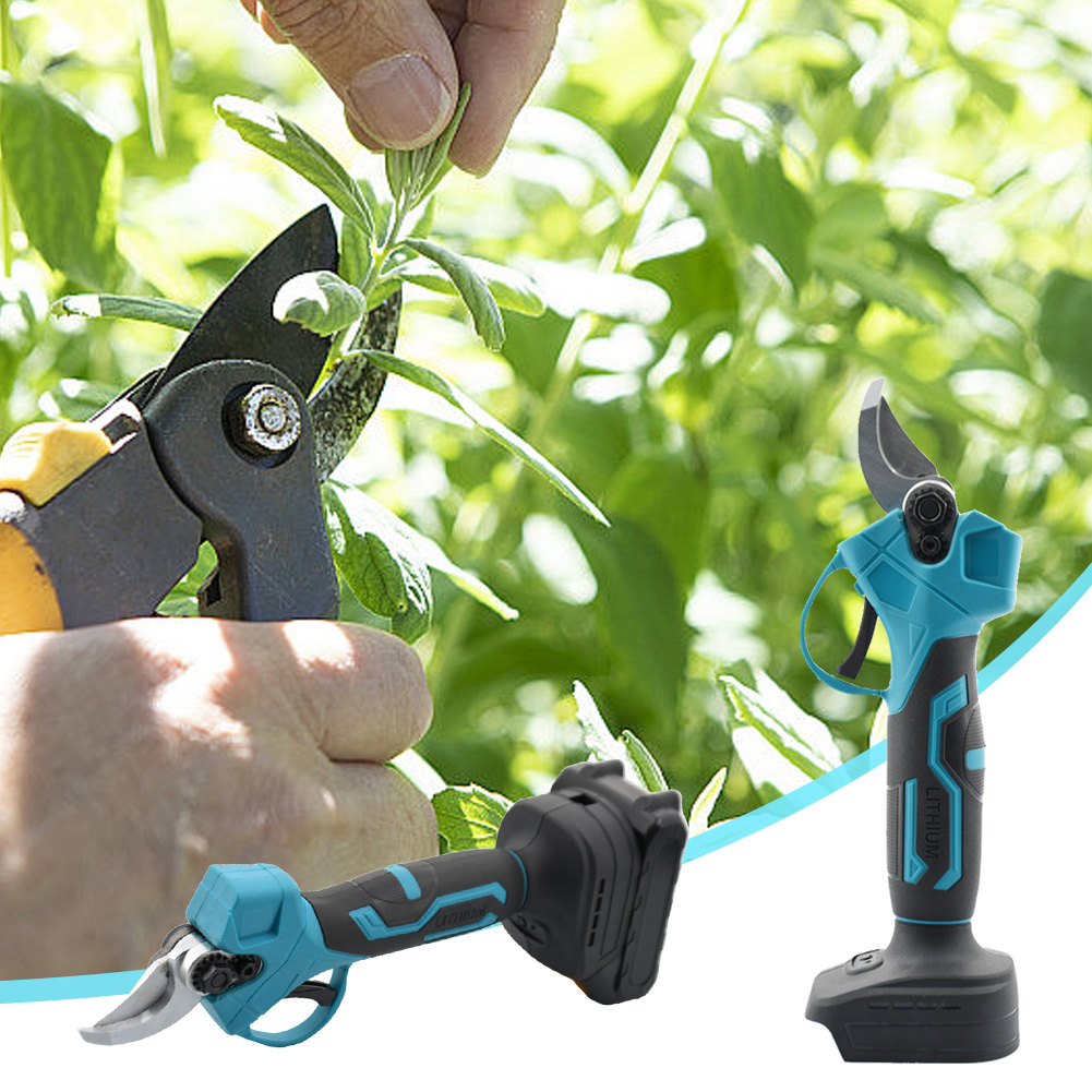 Bürstenlose elektrische Gartenschere, Gartenwerkzeug, wiederaufladbare Gartenschere, kabellose elektrische Obstbaumschere für Makita 21 V Akku