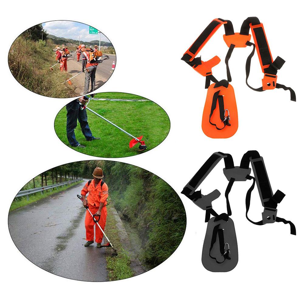 Double Shoulder Harness Strap Trimmer Nylon Strap For Shrub Cutters Garden Lawn Mowers Pruner Labor Saving Trimmer Padded Belt