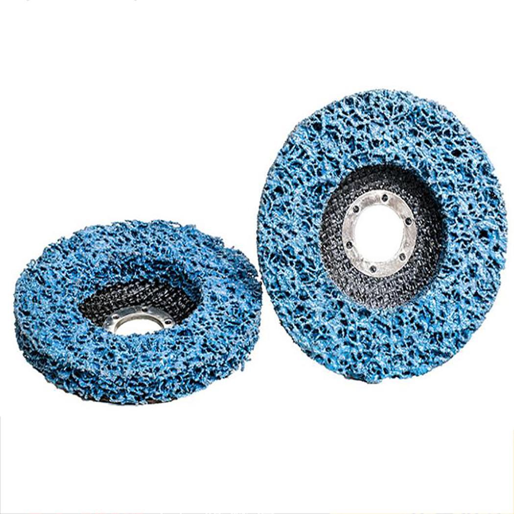 1 ud./2 piezas. 125mm cinta de polietileno resistente disco abrasivo rueda eléctrica removedor de pintura Kit de accesorio de molienda para coches la motocicleta de