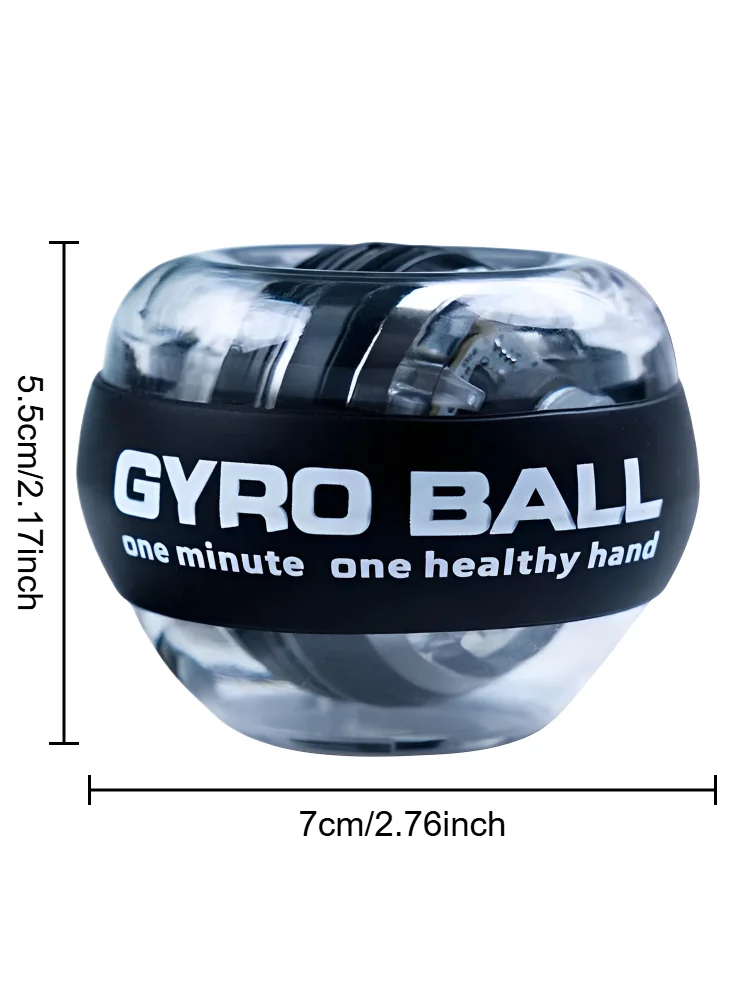 Gyroball Powerball ejercitador de antebrazo equipo de Fitness muscular giroscopio Power Ball giroscopio refuerzo de muñeca entrenador ejercicio de mano