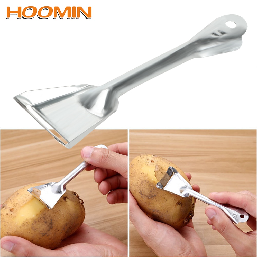 HOOMIN, rallador de patatas de acero inoxidable, cortador triturado de patatas, cortador de verduras, pelador de frutas, accesorios de cocina, herramientas de cocina