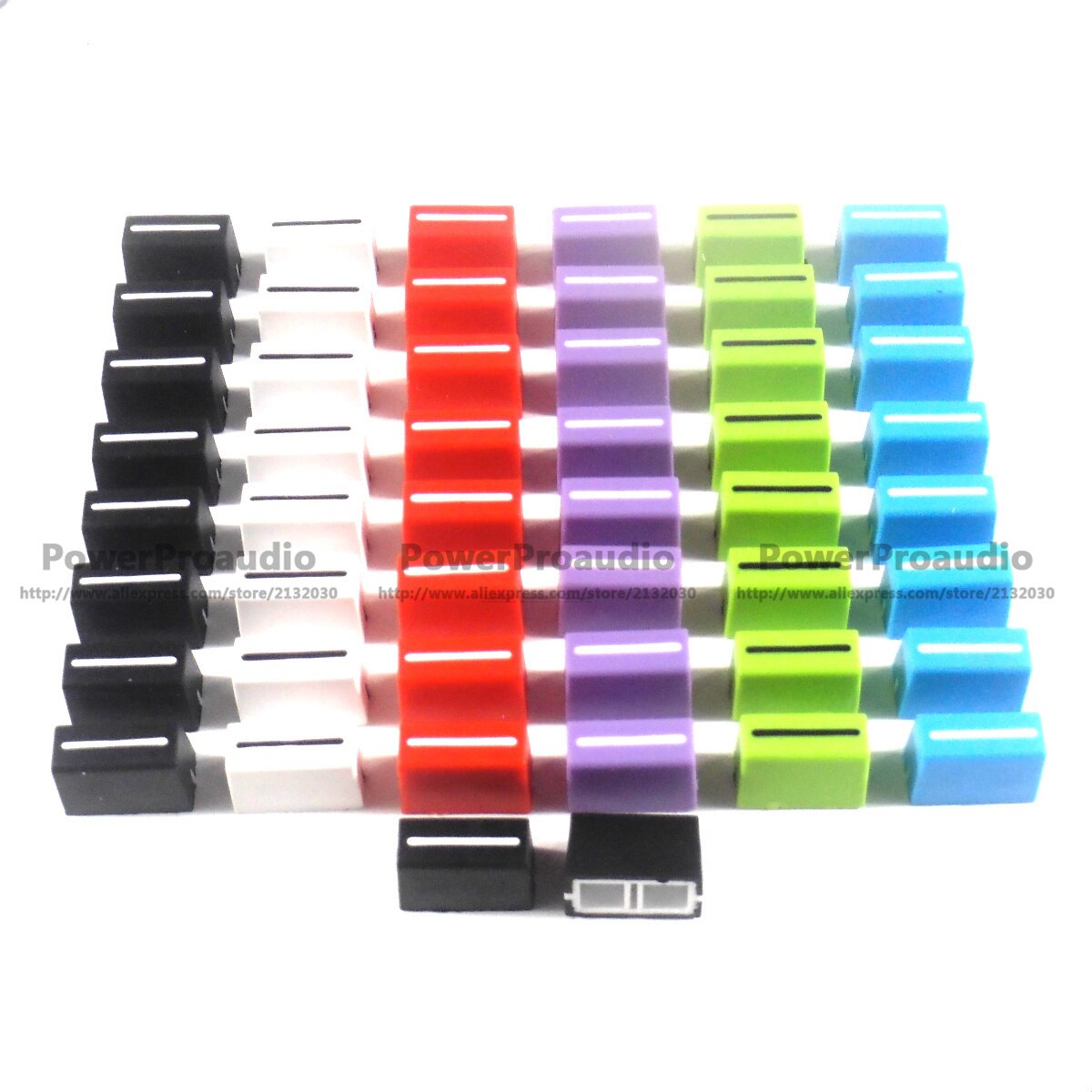 50 Stks/partij Kanaal Crossfader Fader Knop Cap Voor Rane 56 57 61 62 64 68 Kleurrijke Koos Je Wilt de Kleur