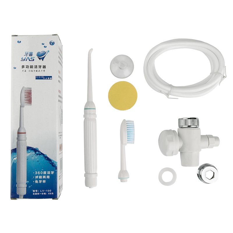 Pleie vann oral irrigator tanntråd flosser tenner renere jet tannbørste hvit: Default Title
