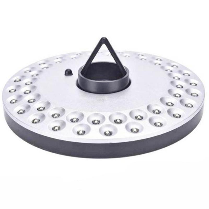 Udendørs 48 led skive paraply lys hjem have holdbar lampe sommerstang fiskeri lys justerbart telt gear tredje camping  b9 r 5: Default Title