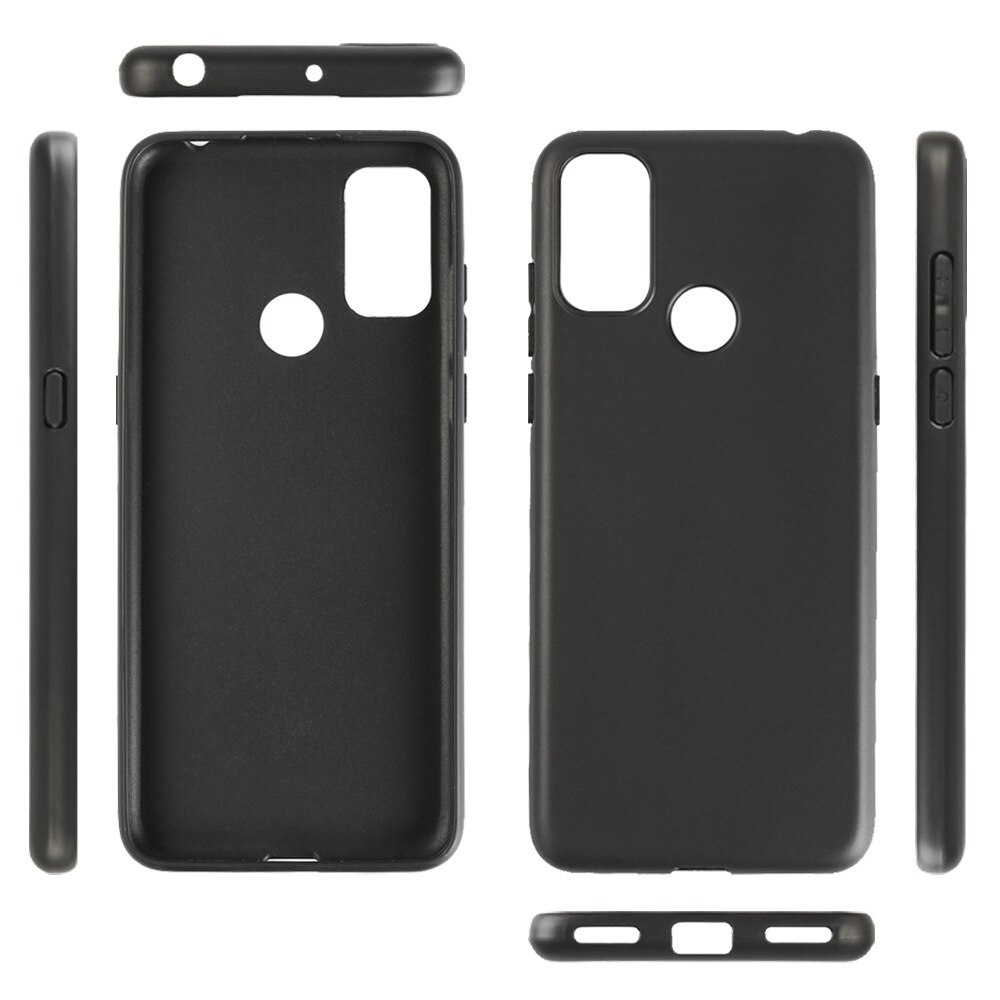 transparent Telefon fallen Für TCL 20E 20Y etui auf TCL20E TCL20Y Zurück Abdeckung Weichen Schwarz TPU Fällen Vetro Glas auf TCL 20Y 20E Pelicula