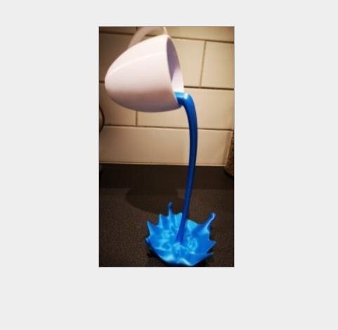 Floating Cup Sculpture Pouring Liquid Coffee Mug Art Decor home Art Decoration: G