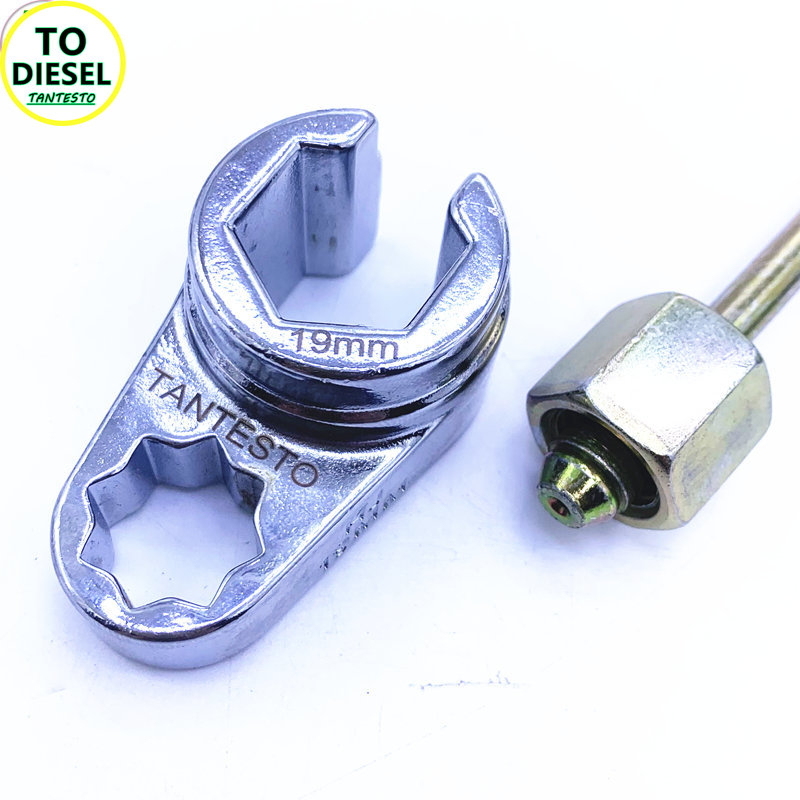 Alta Pressão Tubulação Remoção Instalar Chave Octogonal Soquete 17mm 19mm 22mm Nitrogênio e Oxigênio Sensor Repair Tool