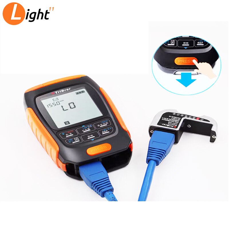 4 In 1 Mini Multifunctionele Optische Power Meter Save Data Visual Fault Locator Netwerkkabel Test Vfl Glasvezel Tester 15/Km