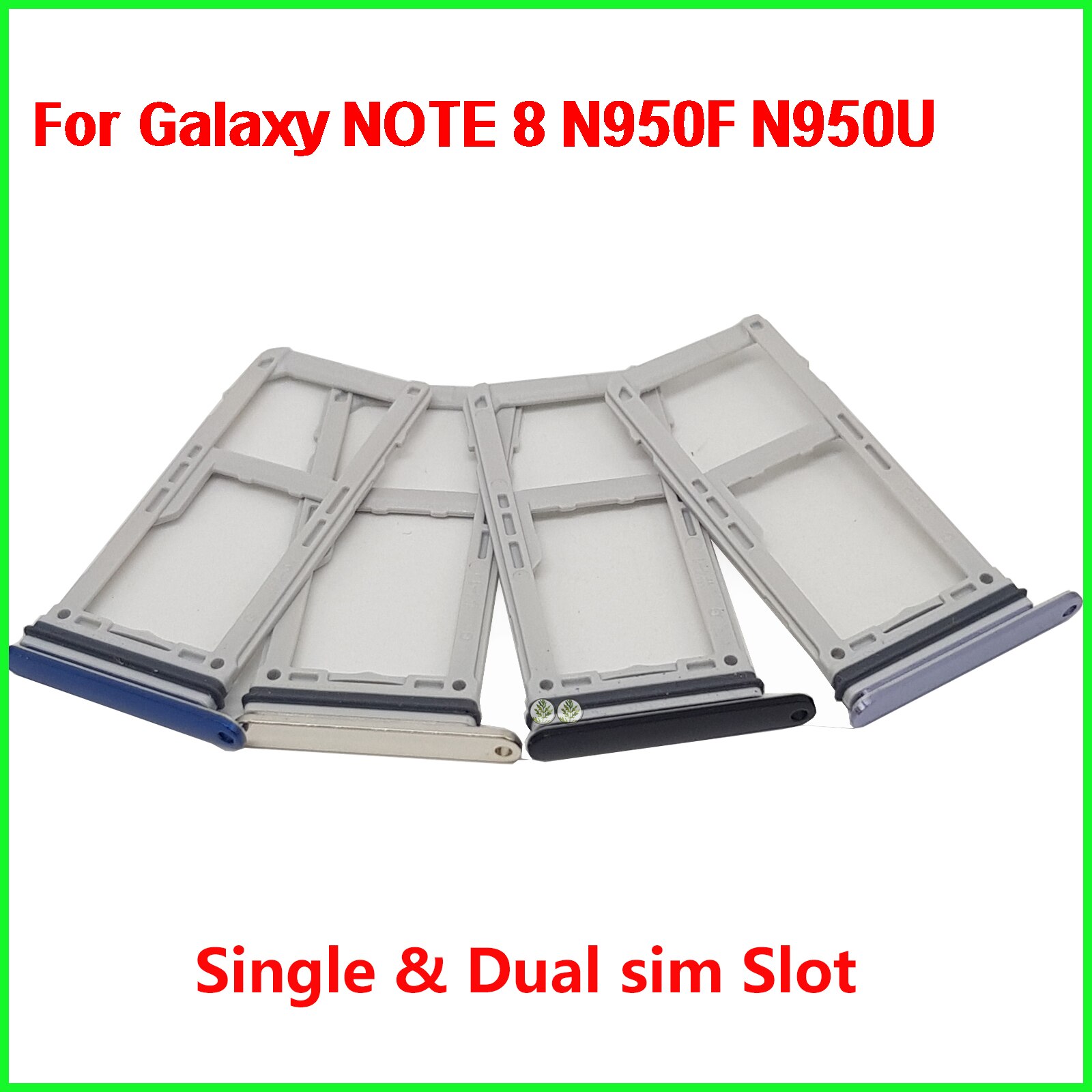 Soporte para ranura de tarjeta de memoria Micro SD para Samsung Galaxy Note 8, N950, N950U, N950F, N9500, N950FD