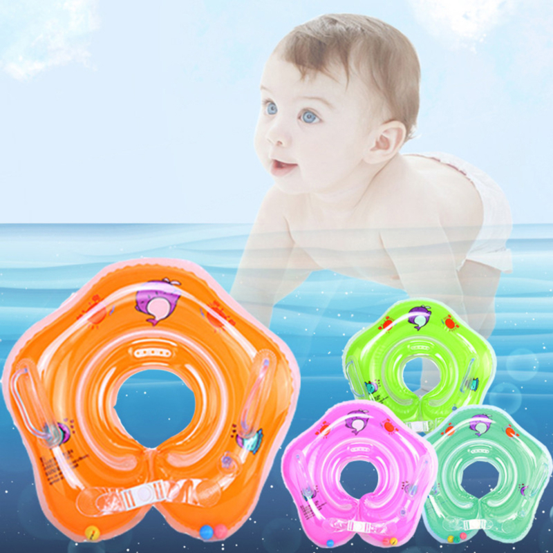 Pasgeboren Baby Kids Baby Zwemmen Protector Hals Float Ring Veiligheid Reddingsboei Life Saver Hals Kraag Zwemmen Opblaasbare Buis