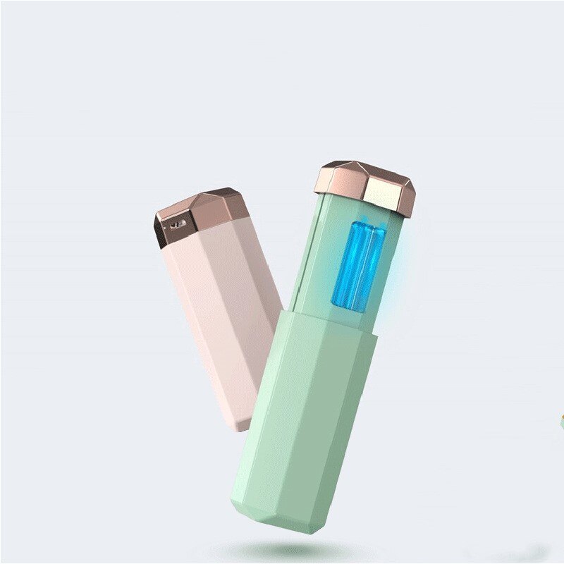 Retractable UV Home Office Travel Ultraviolet Portable Disinfection Lamp UV Lamp Sterilizer Table Lamp for Office Travel Home: Pink