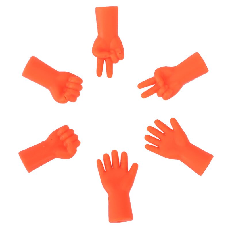 6 Pcs Breinaalden Point Beschermers Naald Tip Stopper Voor DIY Weave Breien En Naaien & Naaien Gereedschap Accessoires: Orange