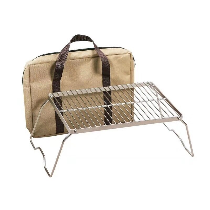Portable mini stainless steel grill Barbecue rack: 34.5X23X16.5