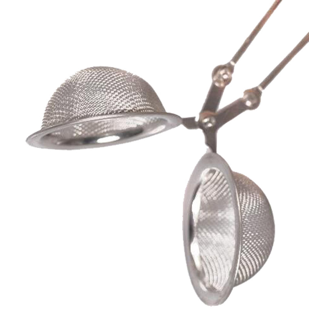 Stainless Strainer Steel Mesh Ball Tea Leaves Filter Squeeze Locking Spoon Tea Ball Infuser Tea Making Tools