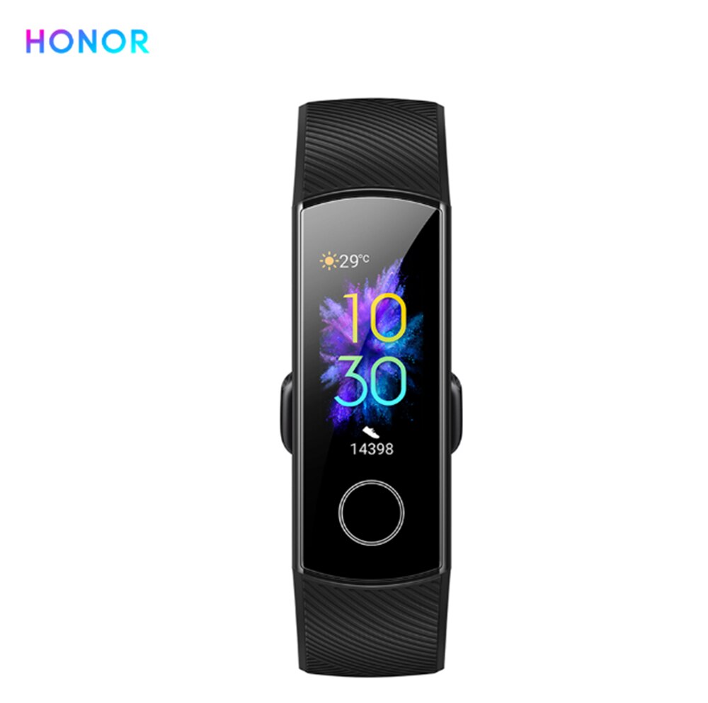 Original Huawei Honor Band 5 Fitness Smart Bracelet Heart Rate Monitoring 5ATM Waterproof Swim Bluetooth 4.2 Smart Wristwatch