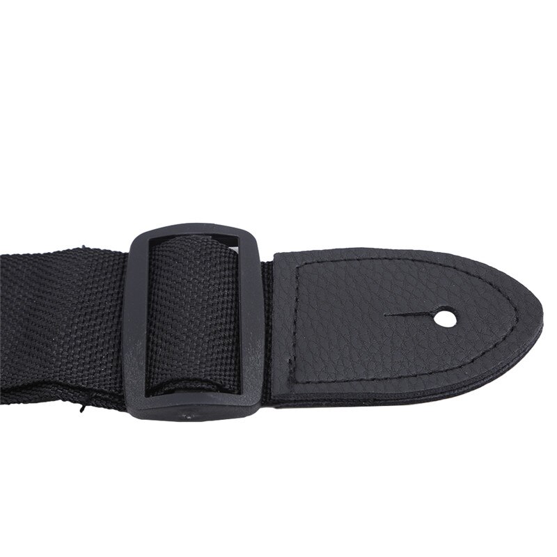 Sangle de guitare en cuir tête réglable bandoulière pour guitare guitare électrique basse guitare pièces accessoires noir de