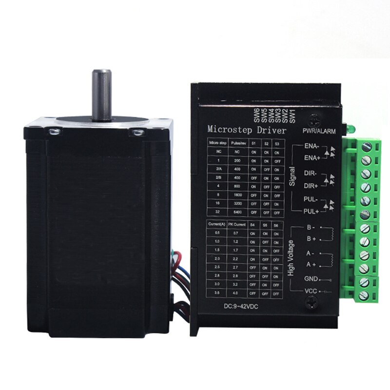 Nema 23 57BYG Stepper Motor 57 motor 1.2N.m with upgrade TB6600/DM542 stepper motor driver NEMA17 23 for CNC 3D printer.