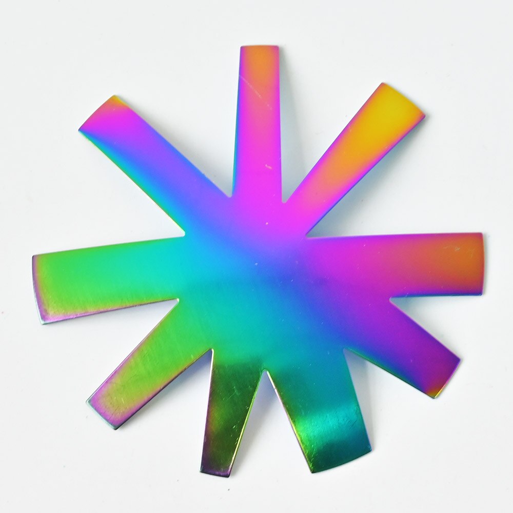 9 Shapes/pc French Style Nail Stainless Steel Plates Model Polishing Manicure DIY Tools Salon Crystal Nail Template C10: 14