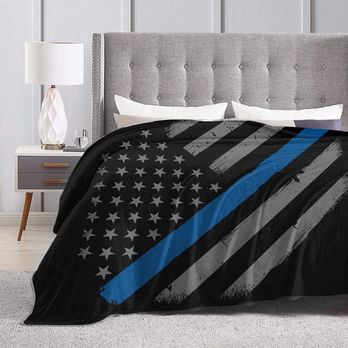 Katoenen deken met RL-vlag | Ralph Lauren® NL