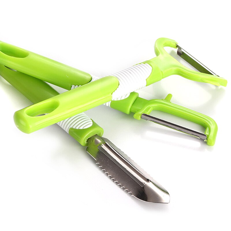 Grøntsagsskræller kniv skærer kartoffelskræller kniv til rengøring af grøntsager knive skærer rivejern skrællere køkken gadgets