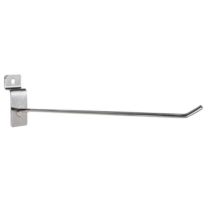 Colgador de clavija individual de pared, accesorio de exhibición de tienda, CNIM, 25 uds.: Cromo