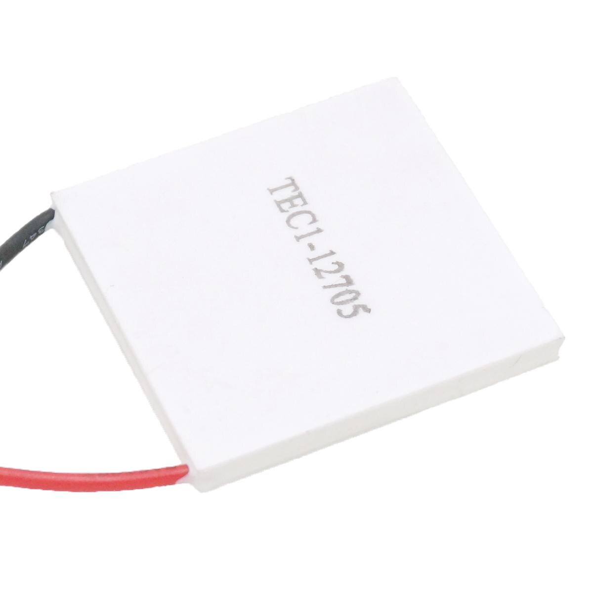 Disipador térmico de TEC1-12705, 40x40mm, enfriador termoeléctrico Peltier, placa de refrigeración, módulo de refrigeración, equipo de laboratorio