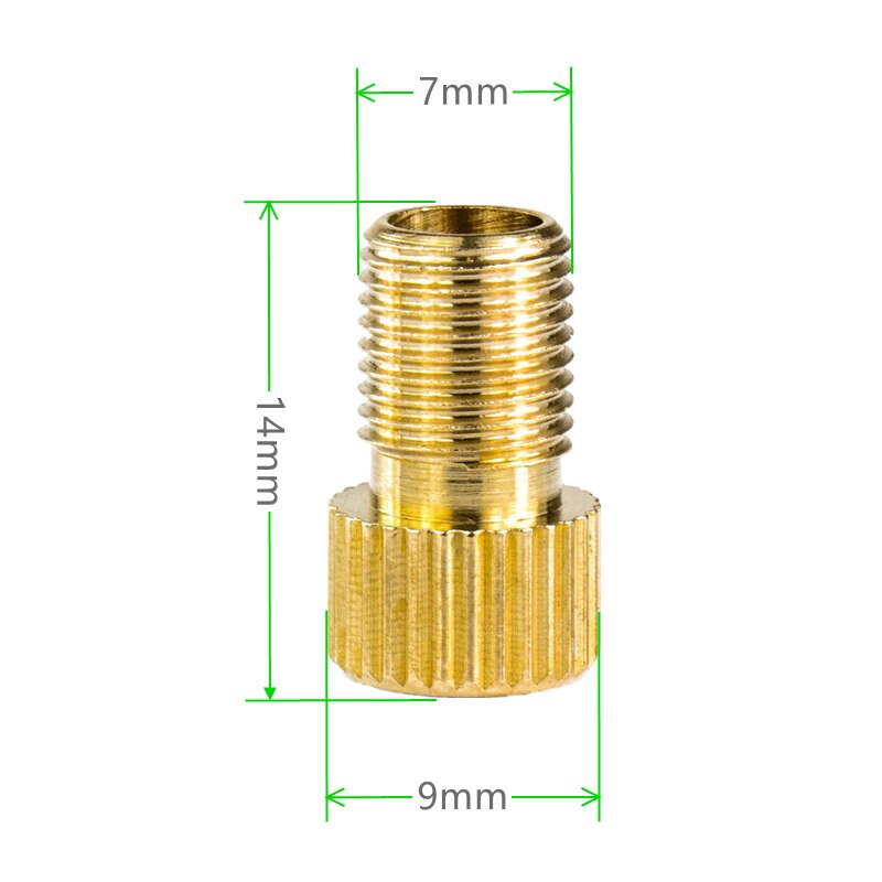 Valve Adapter Pomp Zet Presta Aan Schrader Koper Valve Adapter Wielen Gaspijp Buis Tool Fiets Accessoires