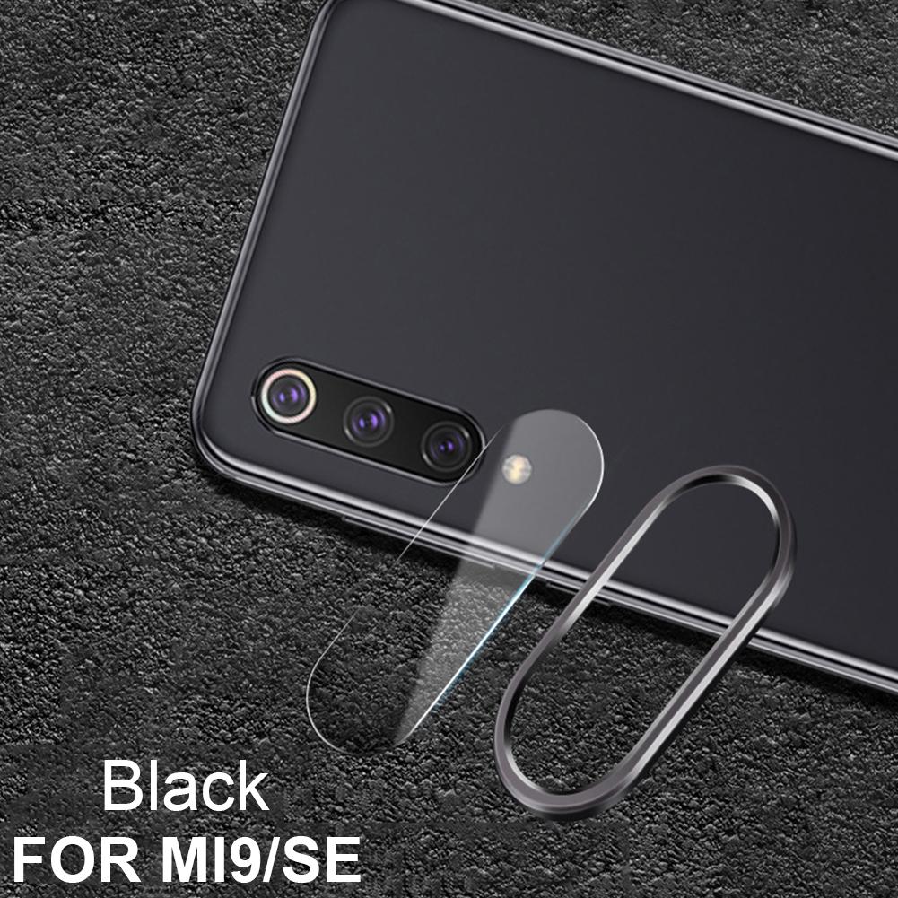 Schutz Ring Objektiv Protector Gehärtetem Film für mi 9 9se Rot mi Note7 Pro Kamera Objektiv: Black