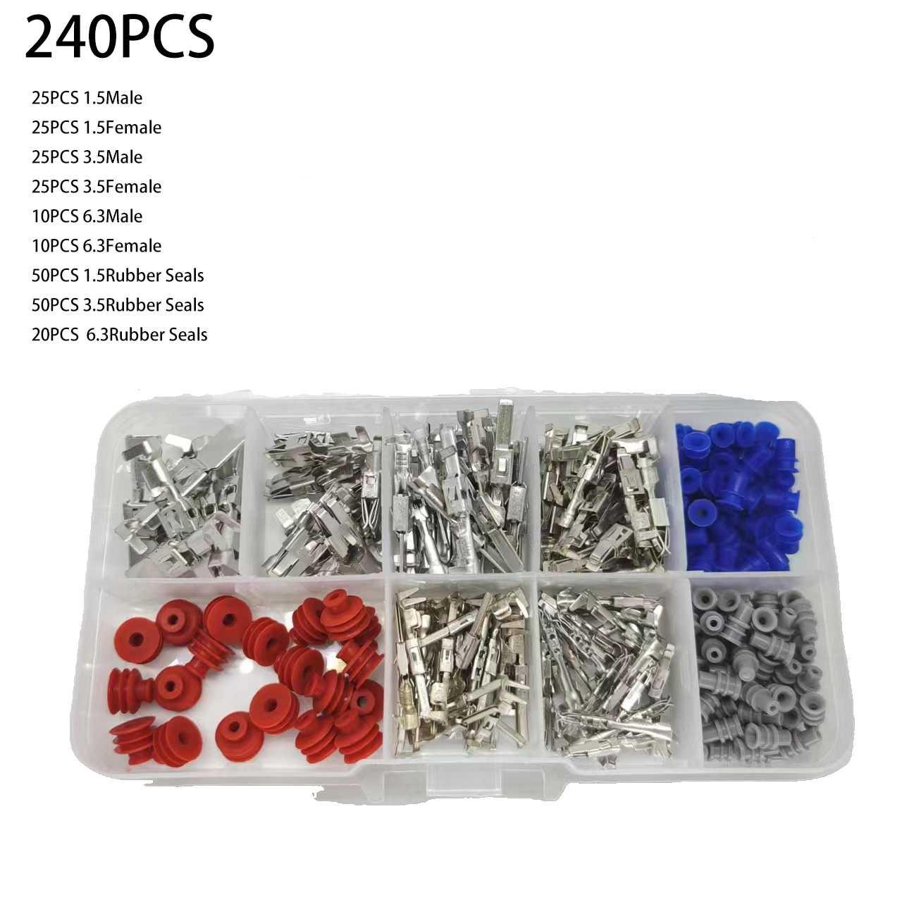 electrical connectors terminals Automotive Connector Piece 2.2/ 2.8/ 3.5 MM Male And Female Interconnected car terminal